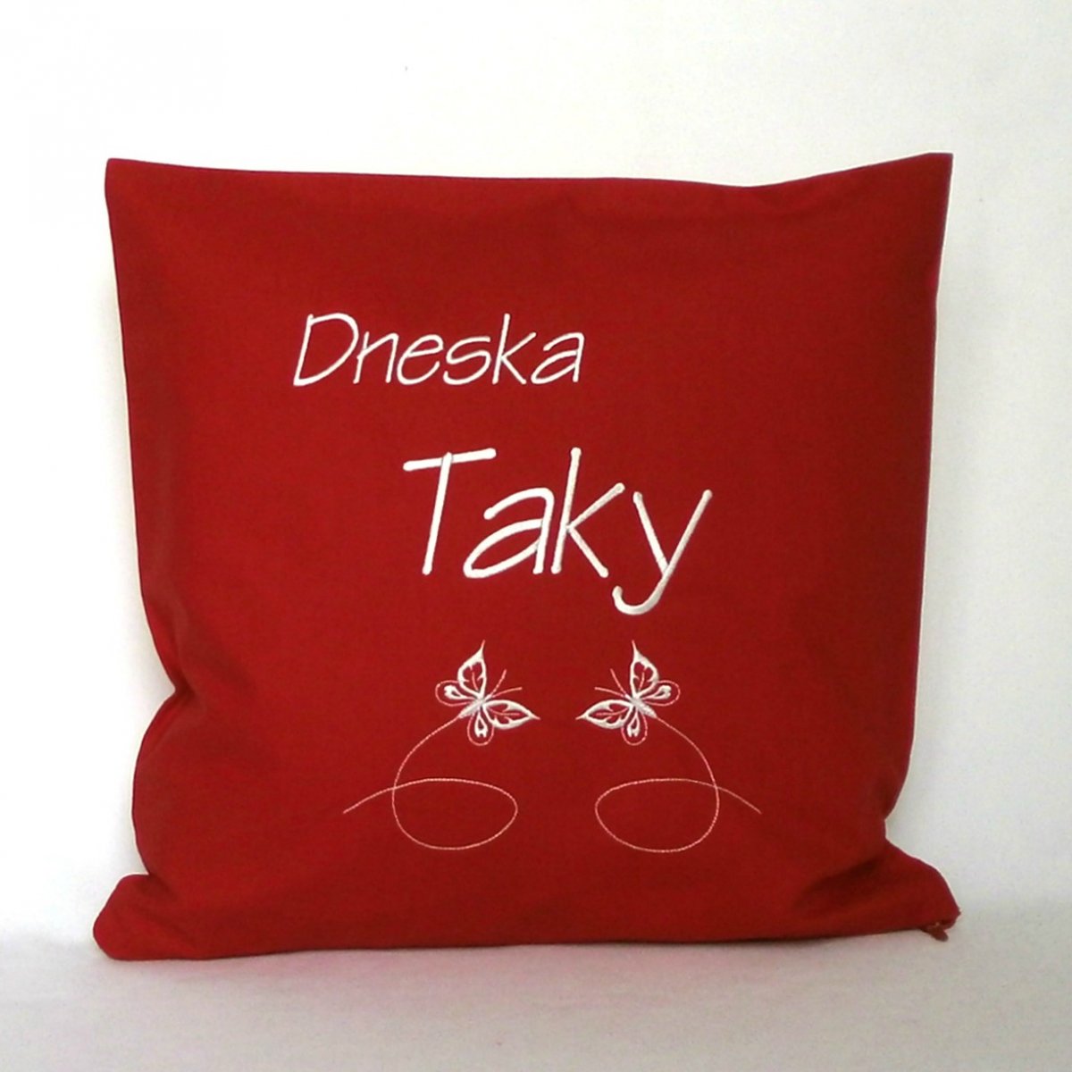 Komunikační polštářek "ANO-TAKY" červený