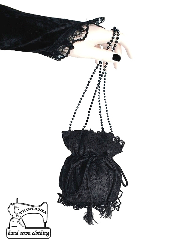 Společenská kabelka krajková do ruky 0295