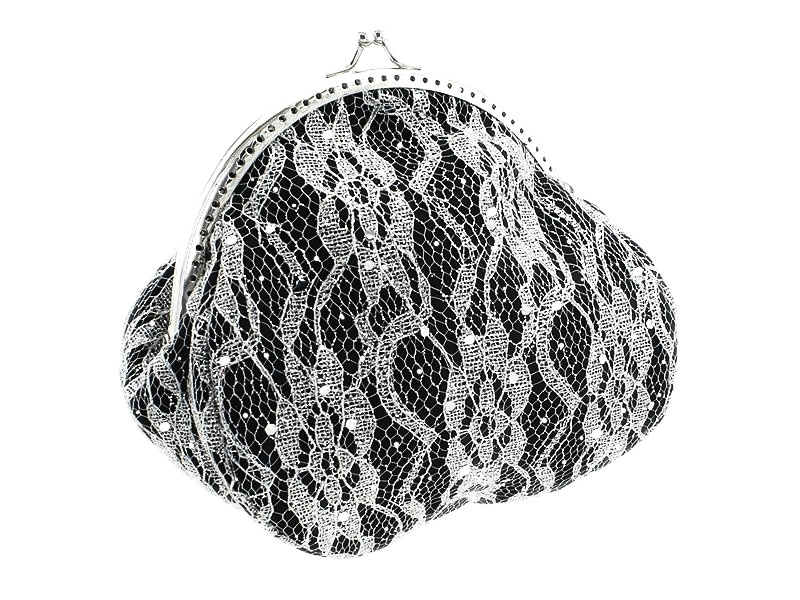 Krajková společenská kabelka  0495