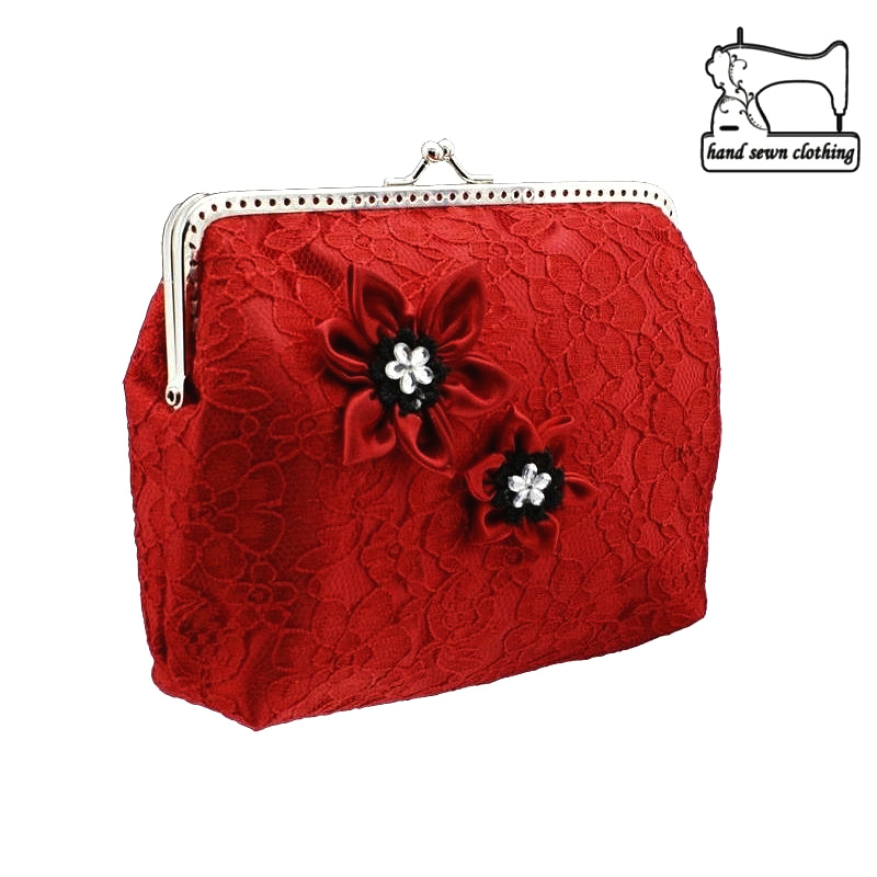 Dámská společenská kabelka krajková 0650A