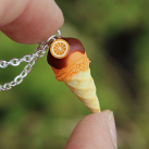 Pomerančová zmrzlina s polevou