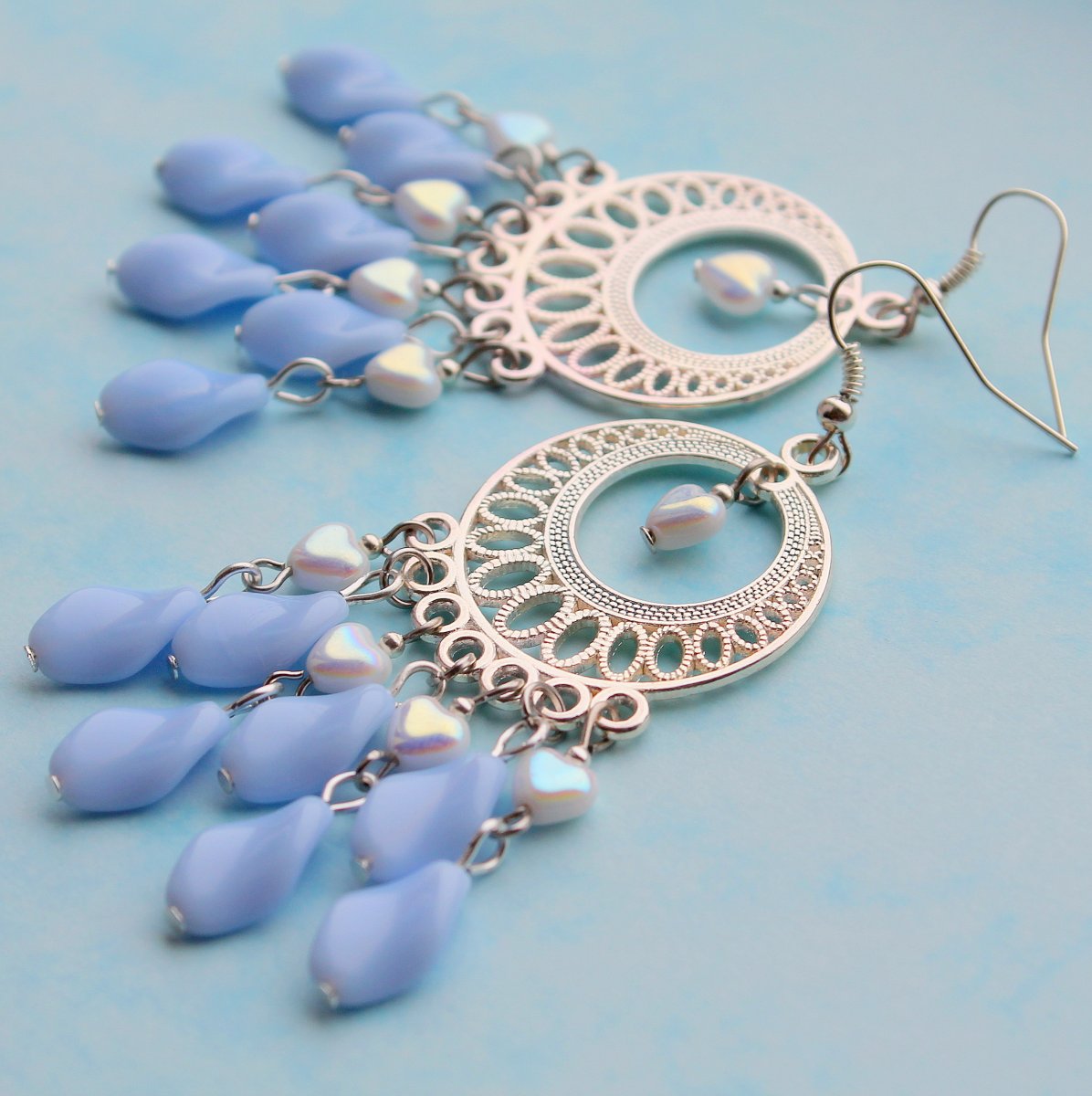 Vodopád - náušnice