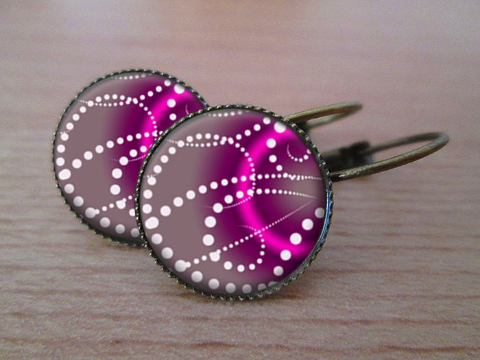 VINTAGE VISACÍ NÁUŠNICE - Potají