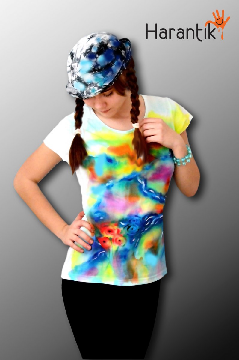 Dámské tričko - "LETNÍ RÁNO" /vel. M/ IHNED!!!