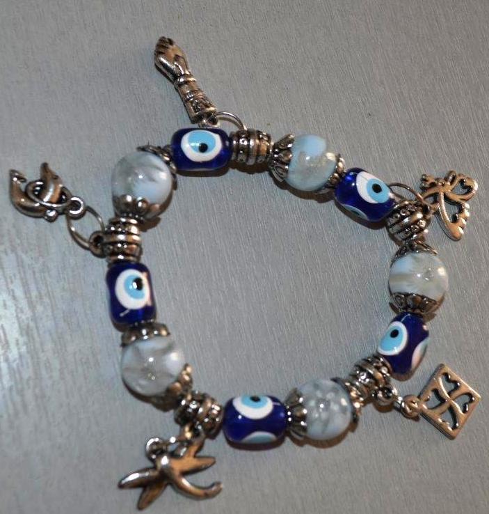 Modré oko - náramek