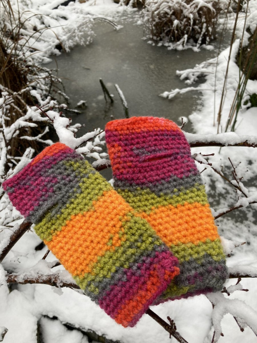 Veselé bezprstové rukavičky