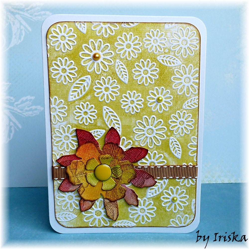 Přání v jarních barvách 