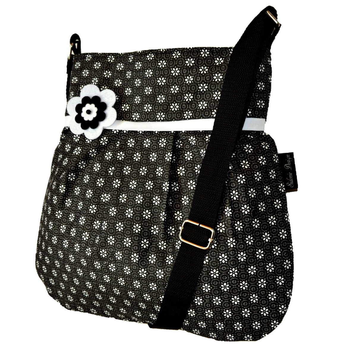 kabelka Tess 2 Black and White