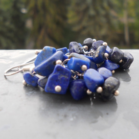 střapečky lapis lazuli