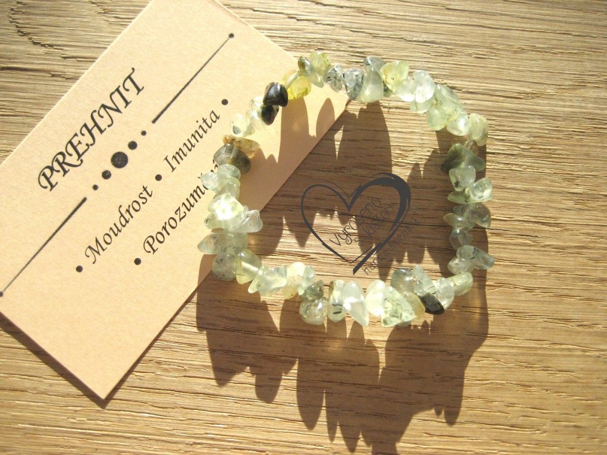 Pružný náramek - Prehnit