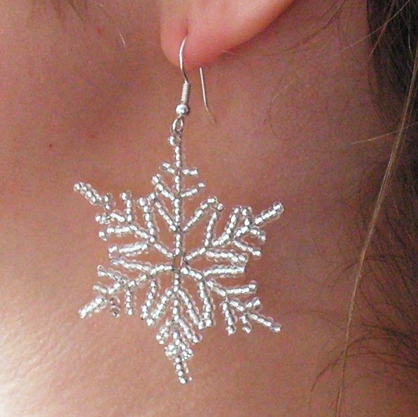 Náušnice pro zimní královnu