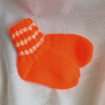 Pletené ponožtičky - 11 cm