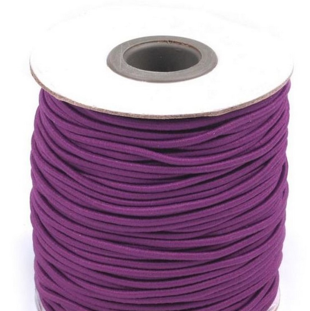 Kulatá pruženka 3 mm (3m) - tm.fialová