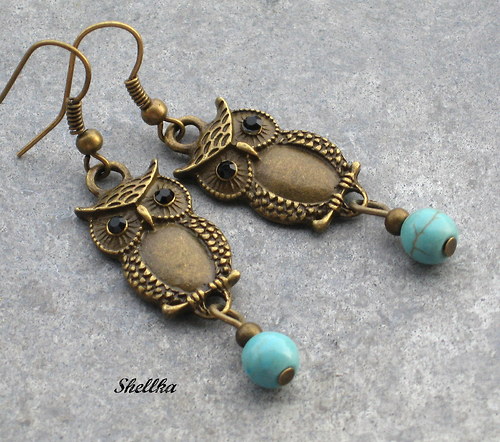 Náušnice sovičkové