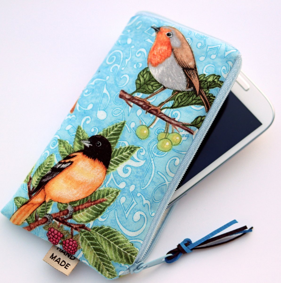 PTÁČCI NA VĚTVI - obal na mobil