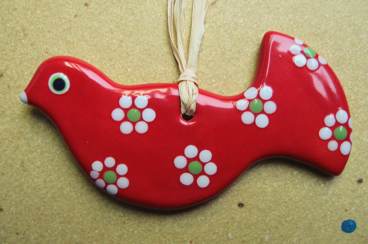 Ptáček - závěsná dekorace