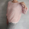 ručně pletený oversize lehký svetřík