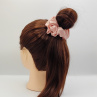 Dárková sada - 4 scrunchies L v růžové II.