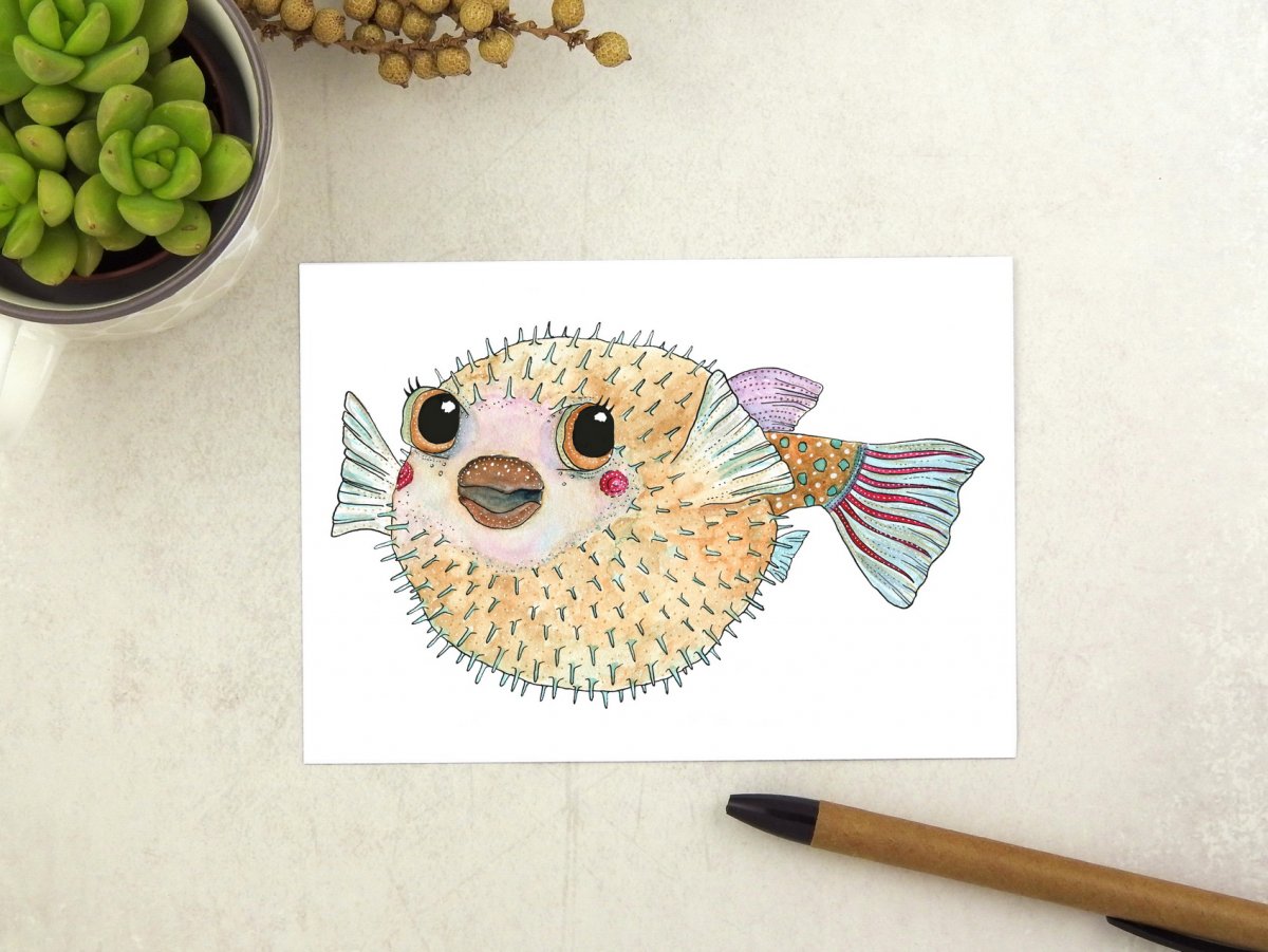 Pohlednice s čtverzubcem