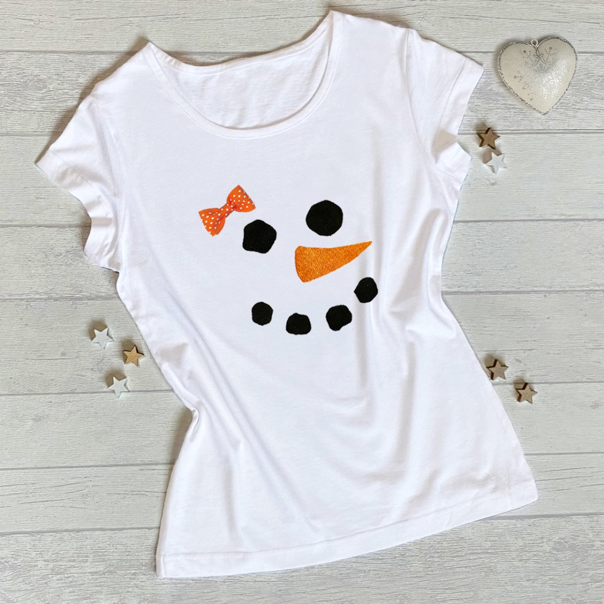 Dámské tričko sněhulák