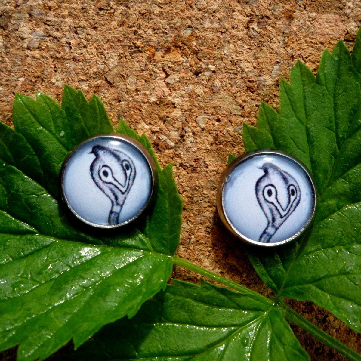 Puzetkové náušnice KOBRA