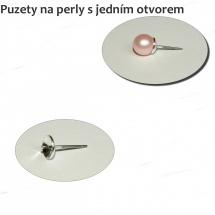 Puzety na půldírové perle