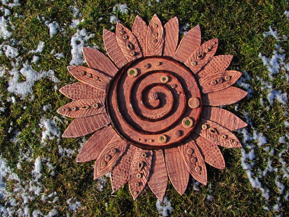 Šestidílné slunce na zeď 2