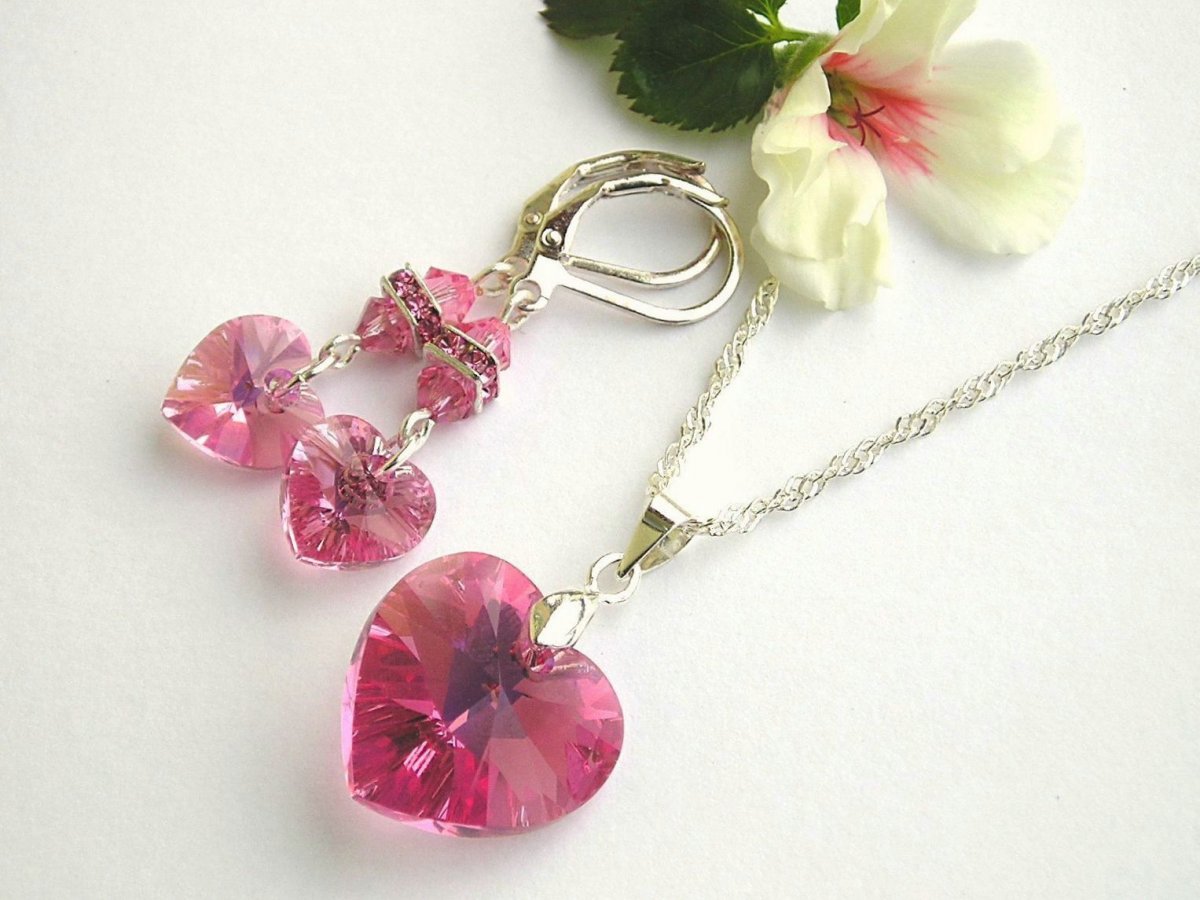 Swarovski Rose AB s šatonovými rondelkami 