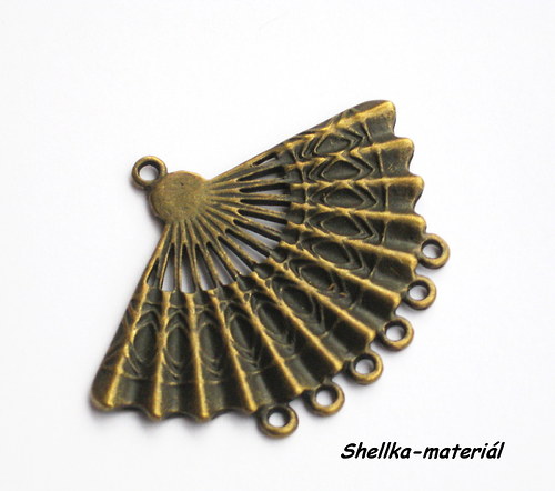 1423.Vějíř-konektor/ 57x41mm/ 1 kus