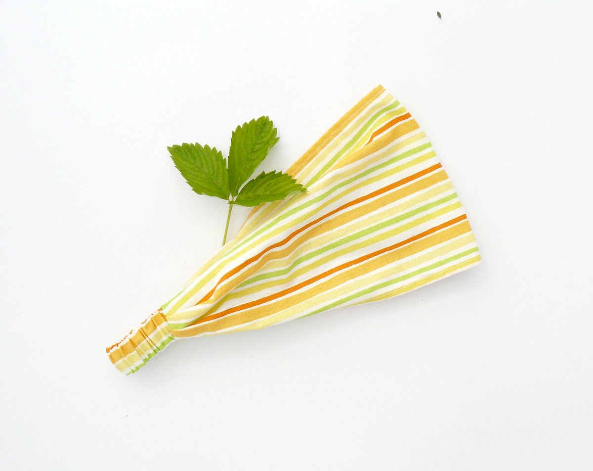 Látková čelenka - citrusy - DĚTSKÁ