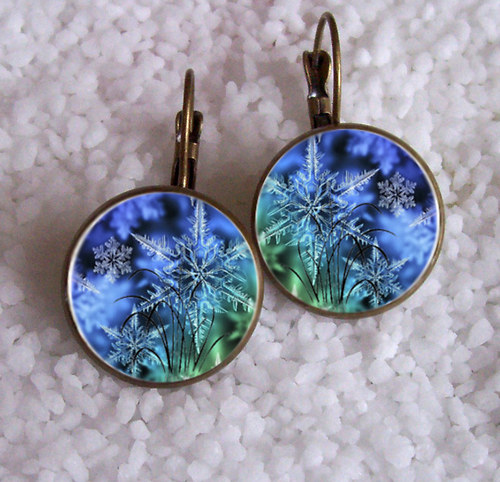 Náušnice z pryskyřice