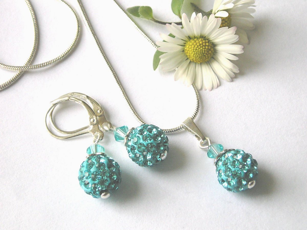 Shamballa souprava Light Turquoise