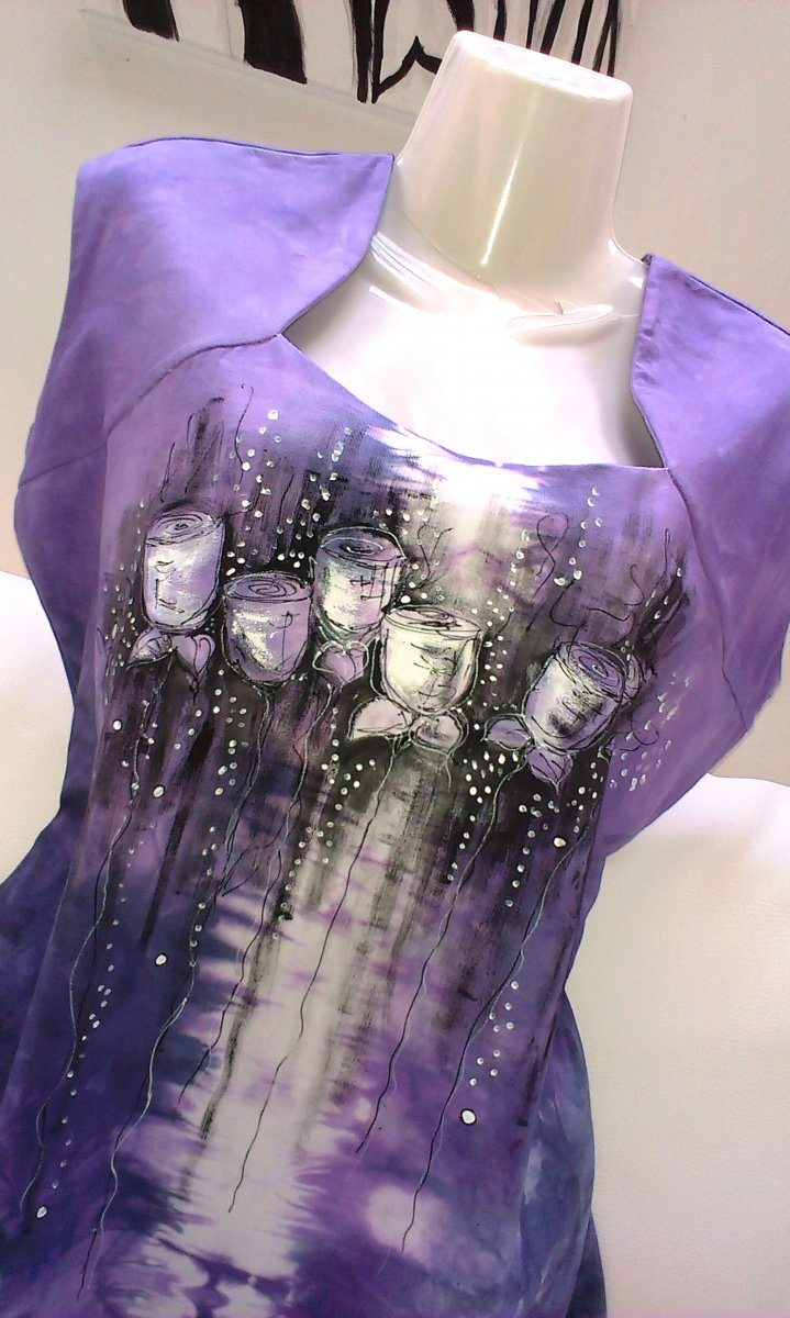 fialkový top Russell