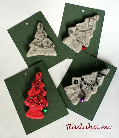 Brož „ Vánoční stromek “