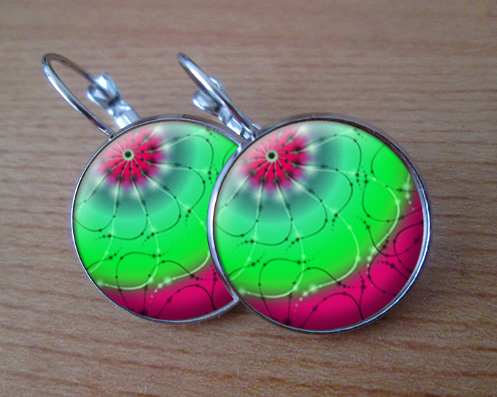 COOL VISACÍ NÁUŠNICE -Duhovky 1