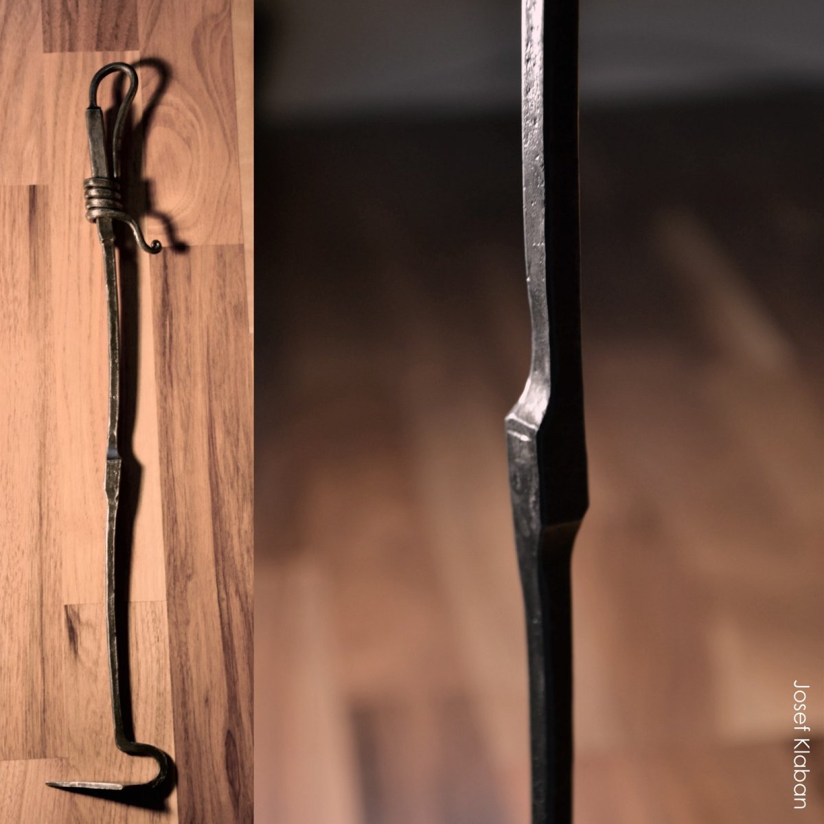 Kovaný krbový pohrabáč No.2