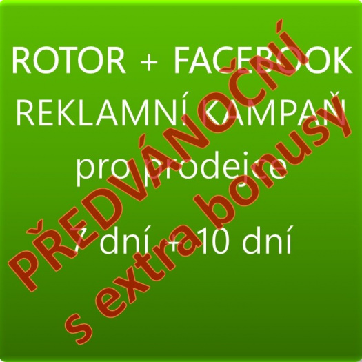 PŘEDVÁNOČNÍ REKLAMA V ROTORU + FACEBOOK – KAMPAŇ S BONUSY, pro prodejce