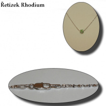 Řetízek I, 44 cm, Rhodium