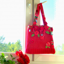 Pro Růženku - háčkovaná taška