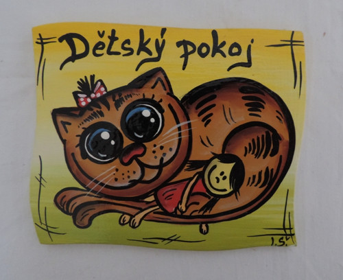 Cedulka na dveře-dětský pokoj