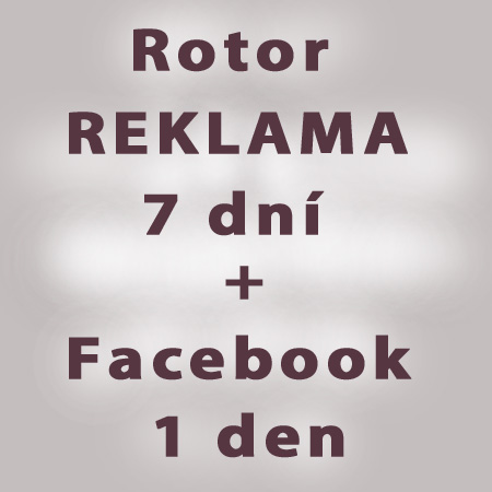 REKLAMA V ROTORU na 7 dní + FB na den, pro prodejce, pro prodejce