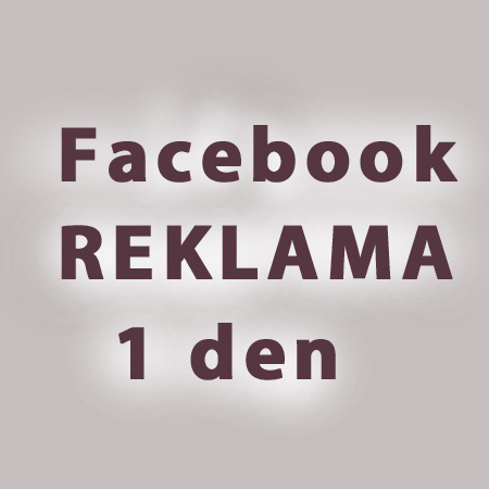 REKLAMA NA FACEBOOKU 1 den, pro prodejce