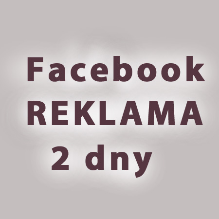 REKLAMA NA FACEBOOKU 2 dny, pro prodejce