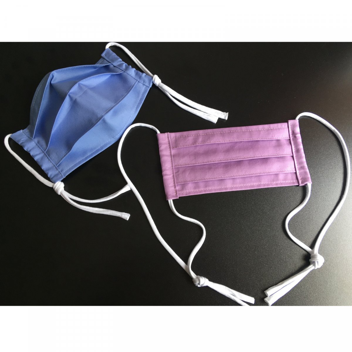 Rouška 1-vrstvá - jednobarevná - 2+2 - sada 4ks