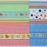 Balíček zbytky látek na patchwork, oblečky panenky, polštářky