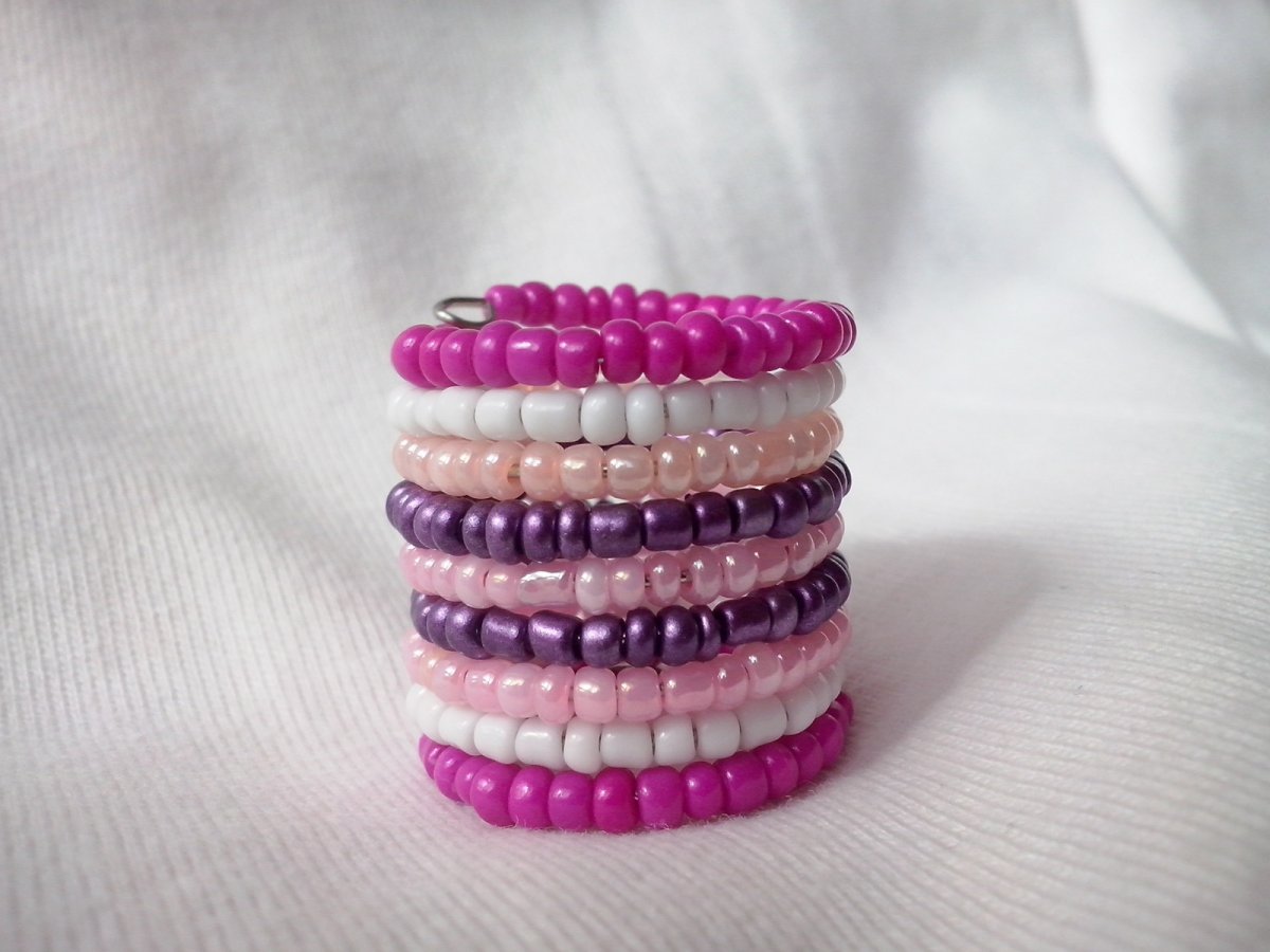 Prstýnek s růžovou