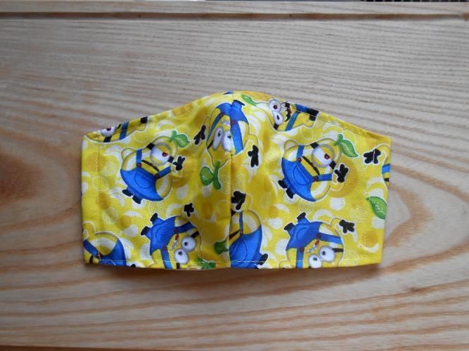 Rouška žlutá s Mimoni (255/20)