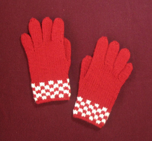 Dívčí prstové rukavice