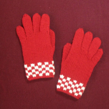 Dívčí prstové rukavice