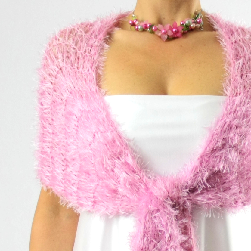 Políbení pod jabloní - luxusní společenský šál / pléd